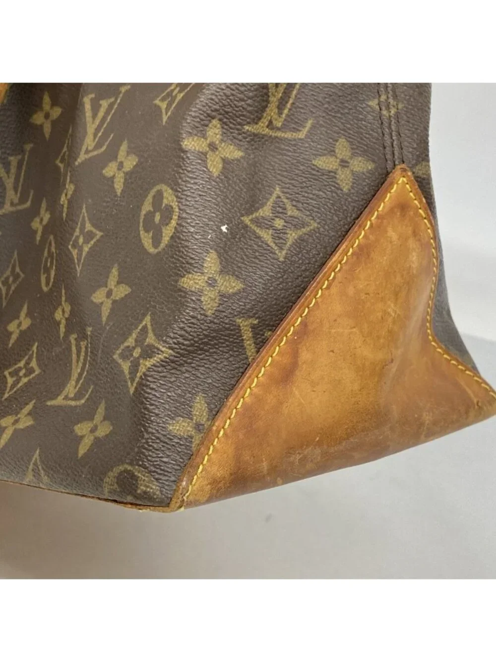 Louis Vuitton Tote Monogram Cabas Mezzo Brown